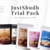 JustShudh Healthy Sugar Free Laddu Sampler Pack (5 Flavours x 100g) | Seed, Dry Fruit & Chocolate Laddus Combo Box