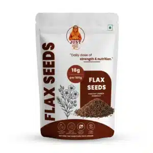 Just Shudh flax seeds alsi natural no additives 100% vegan