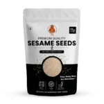 Just Shudh White Sesame Seeds (Til / Gingelly Seeds) | Natural & Pure | Rich in Calcium, Iron & Magnesium | Supports Bone Health, Heart & Blood Sugar | No Additives | 100% Vegan