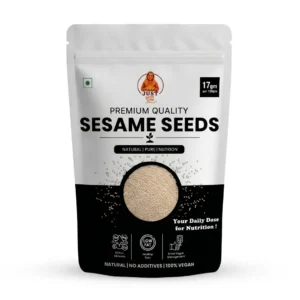 Just Shudh white sesame seeds til natural no additives 100% vegan pack